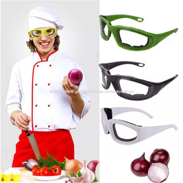 Lunettes De Protection Anti-oignon – Joint En Mousse, Polycarbonate Antibuée, Coupe-vent, Anti-poussière, Noir, Taille Unique