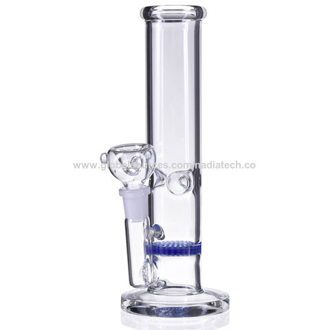 8'' Smoking Pipe Beaker w/ ICE catcher 14mm Hookah Water Pipe Heavy Glass Bong