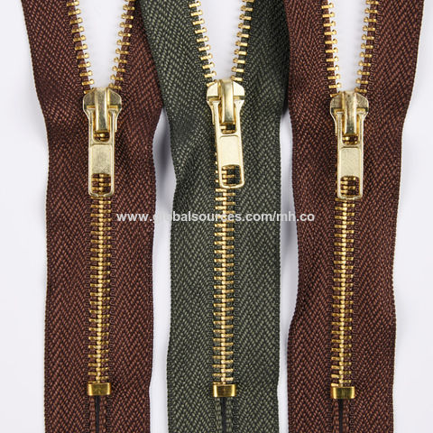 Source ykk zipper YKK slider puller factory hot wholesales 3# 5#7# 8# 10#  original black nylon long chain zipper for jackets garment on m.