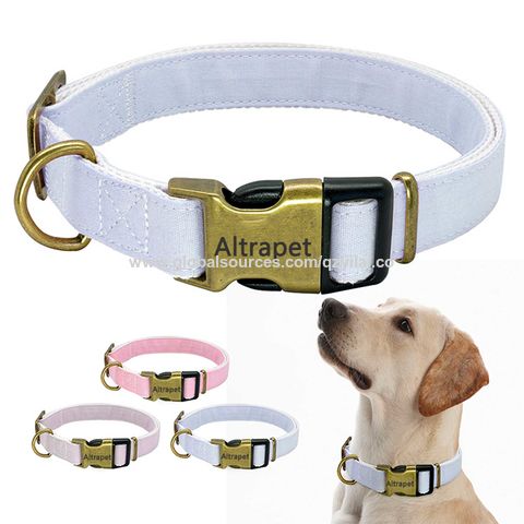 round nylon dog collar