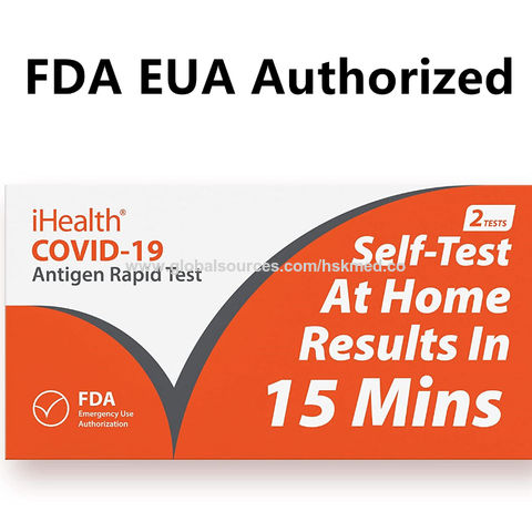 China Antigen Rapid Test FDA EUA Authorized OTC at-Home Self Test kit ...