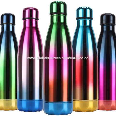 Portable High-End Stainless Steel Vacuum Cup Creative Smart Insulation  Bottle Student High-Value Accompany Bring Own Thermos Mug