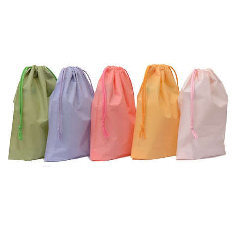 Plastic Custom Drawstring Bag