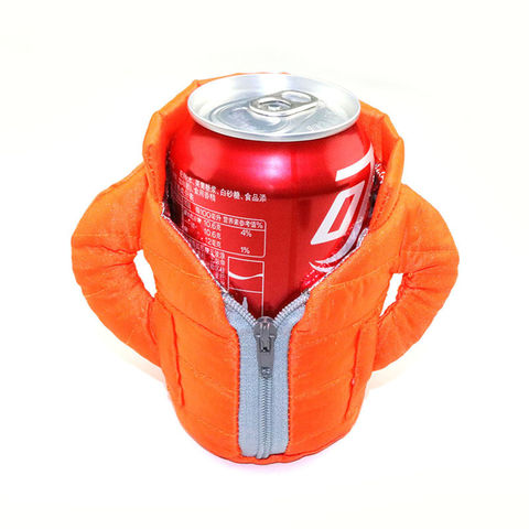China Can cooling jacket insulation puffed coat cover for beer can Wine ...