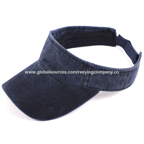 Tennis Sport Cap With Cotton Material Customized Logo Men Beach Hat Visors  Hat With Different Color $2.3 - Wholesale China Sport Cap at factory prices  from Fujian Reeying Daily Products Company