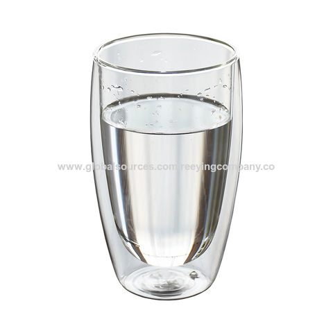 Buy Wholesale China Borosilicate Double Wall Glass Tumblers, Water Cup With  Pp Lid, Glass Straw, Logo Printing & Water Bottle Glass at USD 7.5