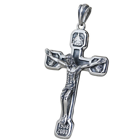 Mr.Piercing Sterling Silver Crucifix Pendant