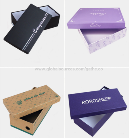 Buy Wholesale China High Quality Custom Logo Print Shoe Box & Shoe Box ...
