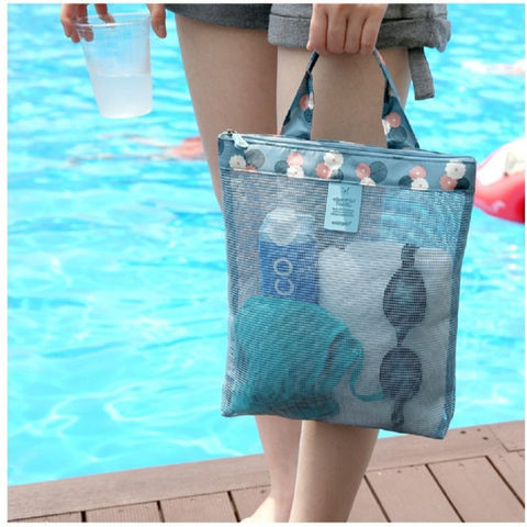 Beach Bags for Women, Large Waterproof Beach Tote Bag with Zipper Beach  Bags Waterproof Sandproof Swim Pool Bag Large Tote