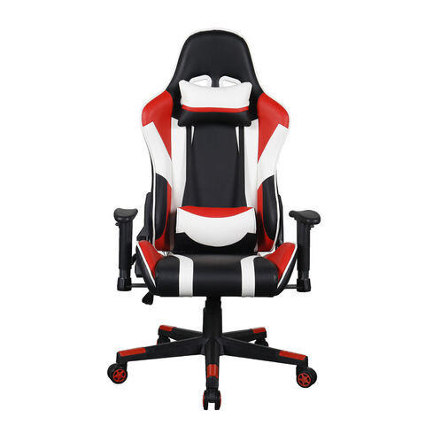 Ergonomischer Gaming-Stuhl mit rotem PU-Leder, drehbar, für PC, Hersteller Original Equipment, für Wohnungen for sale at factory direct price