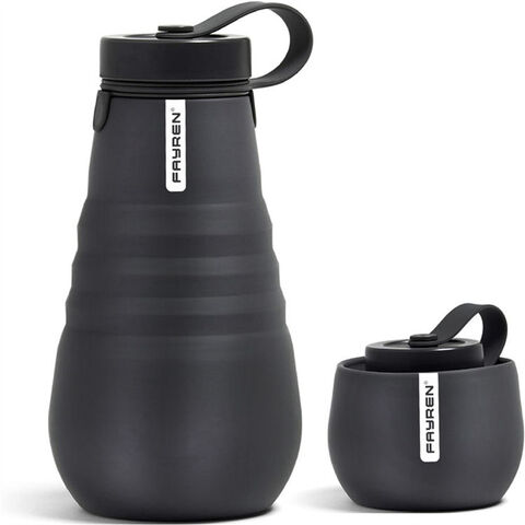Buy Wholesale China 17oz Custom Logo Designed Foldable Silicone Sports ...