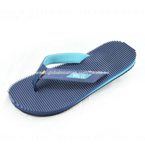 Sandales de plage pour hommes, semelle antidérapante, tongs de plage avec logo en relief sur la bride en PU