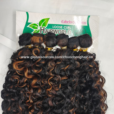 Buy Wholesale China Suplier Wholesale Mix Color Synthetic Hair Bundles Hair  Extensions & Synthetic Hair Weft at USD 5 | Global Sources