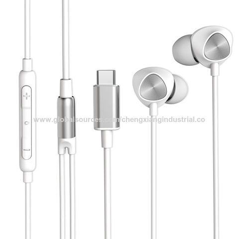 Auriculares USB-C con Control de Volumen, Impermeables, Tipo C