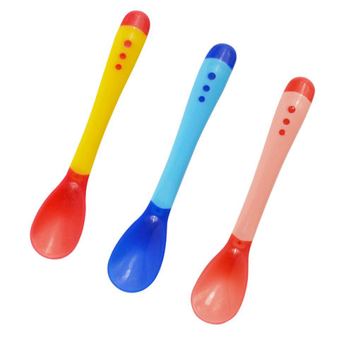 Buy Wholesale China Organic Small Baby Feeding Bamboo Handle Silicone Kids  Wooden Spoon And Fork Set & Baby Feeding Spoon at USD 1.23