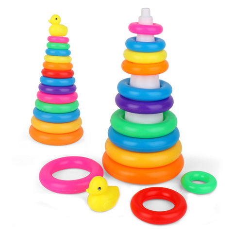 Smart Kids Baby Stacking Musical Tower Rings Learning Sorting Toy +8 Months  | eBay