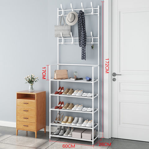 Buy Wholesale China Simple Shoe Rack Multi-layer Household Economic Storage  Cabinet Shoe Cabinet Saves Space To Assemble & Shoe Rack at USD 5.6