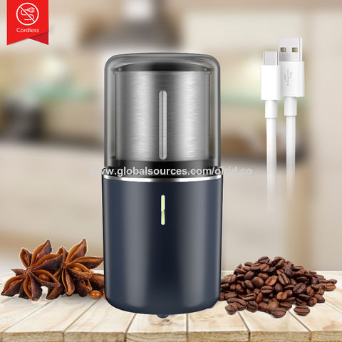 Buy Wholesale China Cordless Usb-c Chargeable Portable Coffee Grinder Herb  Grinder Spices Grinder & Usb Rechargeable Coffee Grinder at USD 14.9