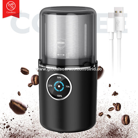 Portable Electric Coffee Grinder Cordless Usb Grinding Core Coffee