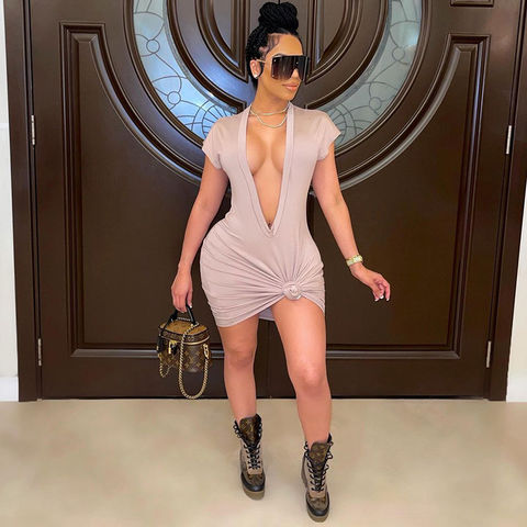 Wholesale Fashion Trend Women's Deep V-neck Solid Slim Sexy Hip Wrap Dress - Expore China Wholesale Sexy Dress and Hip Wrap Dress, Solid Dress | Globalsources.com Wholesale Fashion Trend Women's Deep V-neck Solid Slim Sexy Hip Wrap Dress - Expore China Wholesale Sexy Dress and Hip Wrap Dress, Solid Dress | Globalsources.com