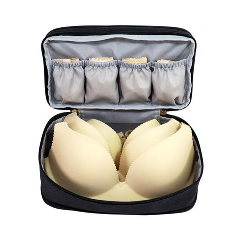 1pc Travel Underwear Organizer Bag Oxford Cloth Lingerie Storage