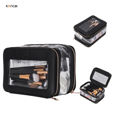 PVC Bags Transparent Bag for Makeup Kit Custom Printing Business Card Bag -  China Pencil Case Bag, Cosmetic Zipper Bags