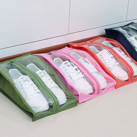 Moisture-proof Shoe Storage Tote Zipper Bag Travel Dust Bag Sports Organizer 