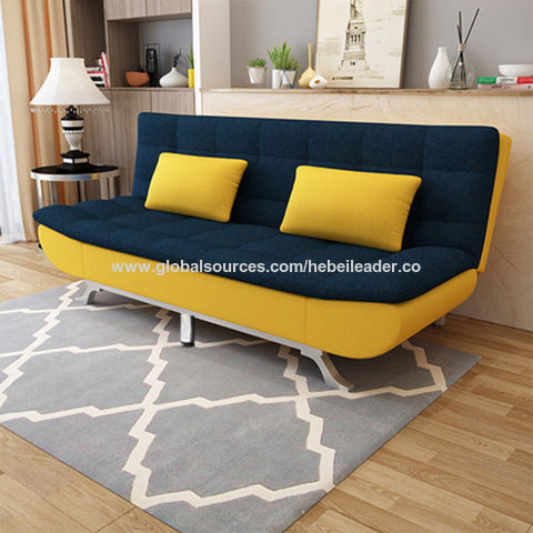  Sofá cama 2 en 1 desplegable y versátil con colchón de espuma  viscoelástica de tamaño individual, para sala de estar y espacios pequeños  (café + sofá 2) : Hogar y Cocina