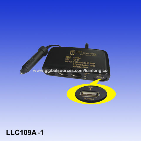 Multiplicador de Enchufe de 12V DC 4 en 1 para Sistema de Sonido de Automóvil - Adaptador de Corriente para Coche for sale at factory direct price