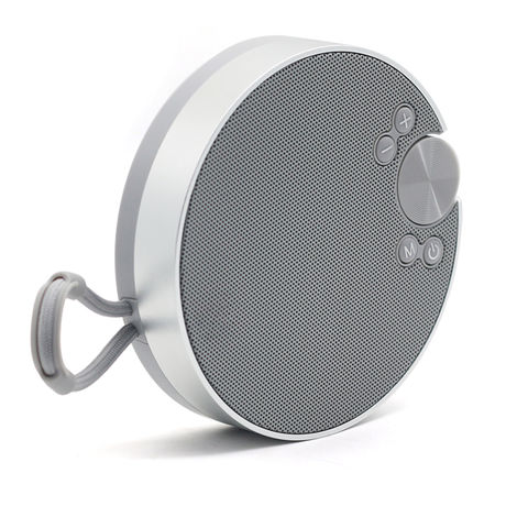 flat round bluetooth speaker