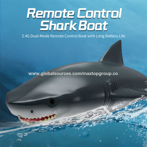 2.4g Remote Control Shark Toy High Simulation Shark Shark For Swimming Pool  Bathroom Great Gift, Rc Carp Fishing Bait Boat, Rc Boat For Adult, Remote  Control Fast Racing Boat - Buy China