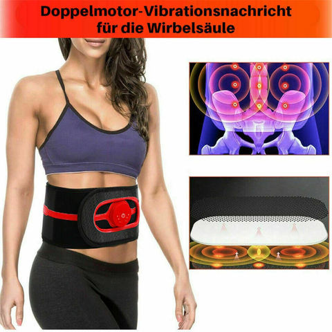 Electric Slimming Belt with Hot Compress and Vibration Function, Weight  Loss Burning Fat on Belly Abdomen Leg Tight Arm Shoulder Back Neck Full  Body