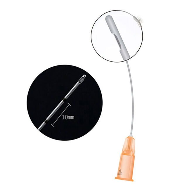 Microcánula médica estéril roma 30G para inyecciones, disponible para compra
