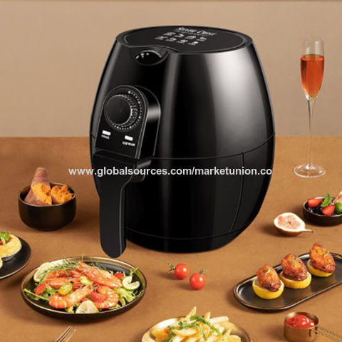 4.8L Air Fryer, Family Size Electric Hot Air Fryer Oven Oilless Cooker, LCD  Digital Touch