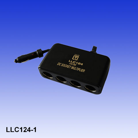 Multiplicador de Enchufe de 12V DC 4 en 1 para Sistema de Sonido de Automóvil - Adaptador de Corriente para Coche for sale at factory direct price