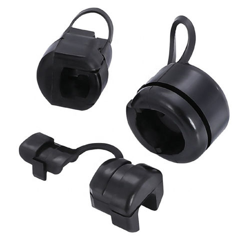 Black Plastic Rope Clamps - Multiple Sizes