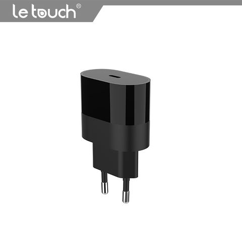 Cargador de pared/CA con puerto tipo C PD20W, enchufe europeo, compatible con carga rápida for sale at factory direct price