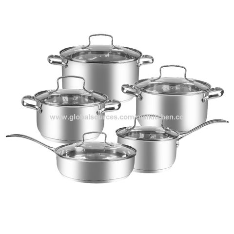 Buy Wholesale China 12pcs Stainless Steel Cookware Set Pots Pans