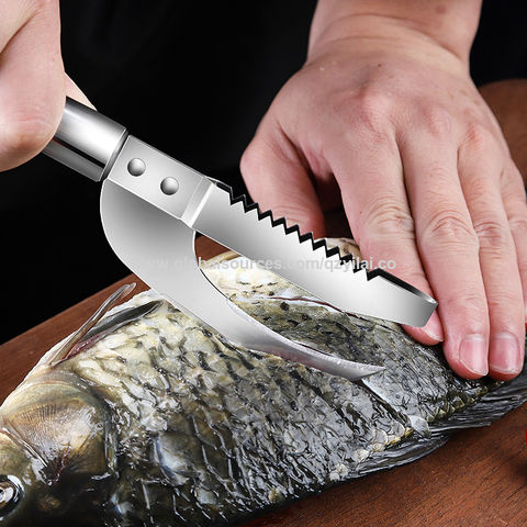 Efficient Fish Scales Scraping Stainless Scaler for Fish Cleaning Tools ...