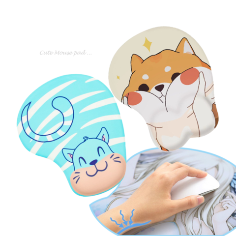Buy Wholesale China Mouse Pad Wrist Rest Support Pu Silicone Anime Cute  Buttocks Breast Enhancement Kawaii Mouse Pads & Mouse Pads at USD  |  Global Sources