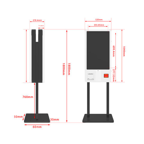 China 32 Inch Floor Stand FHd Lcd Player Android Touch Screen Vertical ...