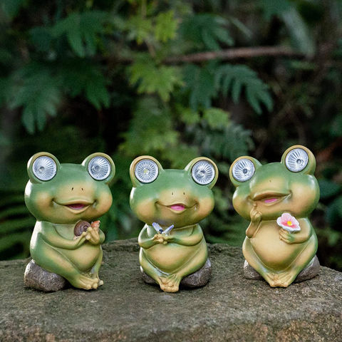Frogs Statues,resin Ornaments Crafts,small Frog Resin Figurine On