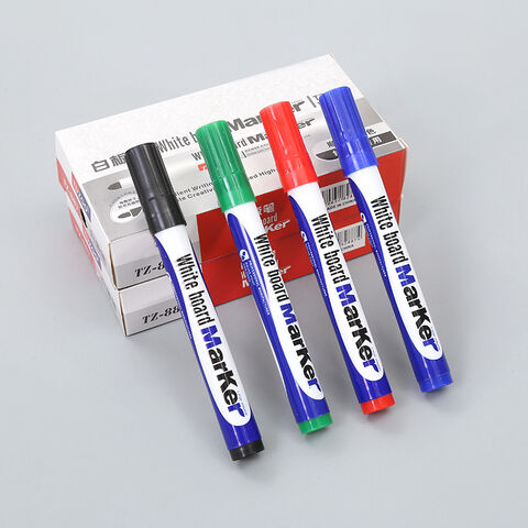 Marqueurs pour tableau blanc noirs sans ruban adhésif et stylo à encre, marqueur pour tableau blanc facile à effacer sans laisser de traces for sale at factory direct price