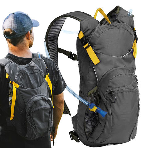 2L Water Bladder Bag Camelbak Backpack Hiking Camping Running Hydration Pack 
