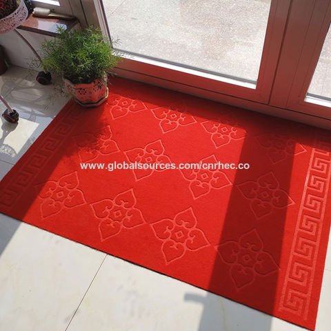 Anti-Slip Dust Removal PVC Backing Artificial Grass PP Floor Mat - China Mat  and Carpet price