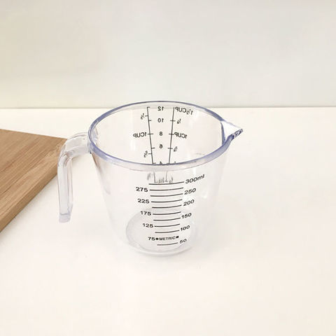Measuring Jug Plastic Measuring Cup With Scale Handle Transparent