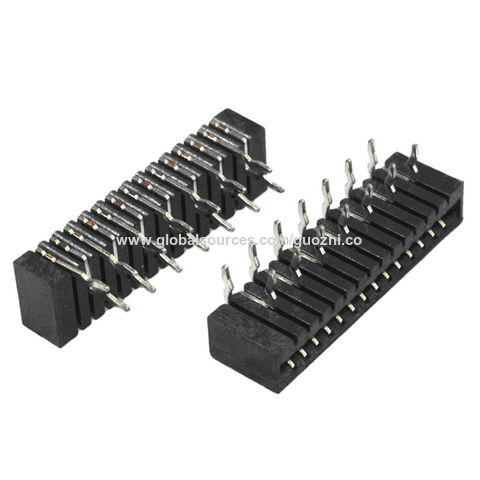 FFC connector 1.0mm Pitch Dual Contact Right Angle 90 Degree Side Entry ...