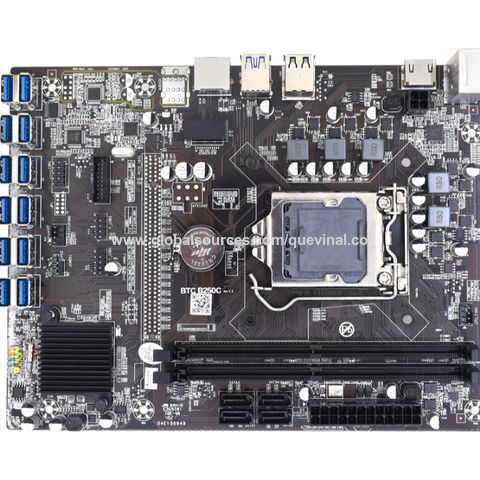 Buy Wholesale China Mining Motherboard B250c Btc 12p Pcie 1x To ...