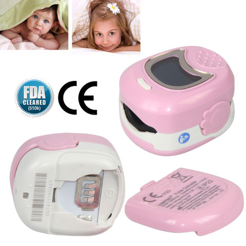 CMS50QB Child Pulse Oximeter KIDS Infant Baby Blood Oxygen Monitor SPO2  Probe PR