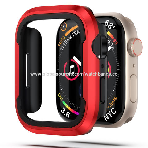 China caja del Smart Watch del lujo de 41m m 45m m para la serie del reloj  de Apple 7 cubiertas del caso de Iwatch de la aleación de TPU y de